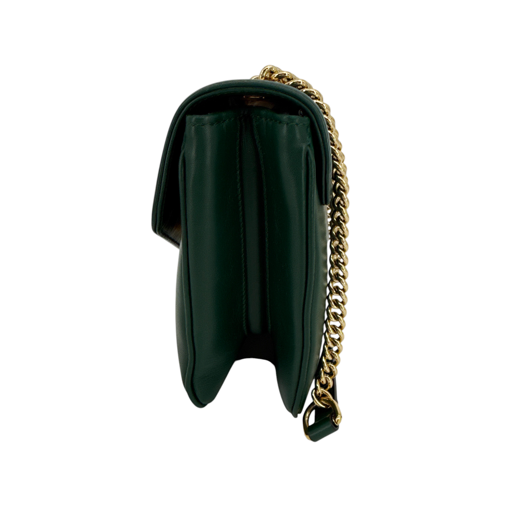 GUCCI Rajah Medium Shoulder Bag in Vintage Green