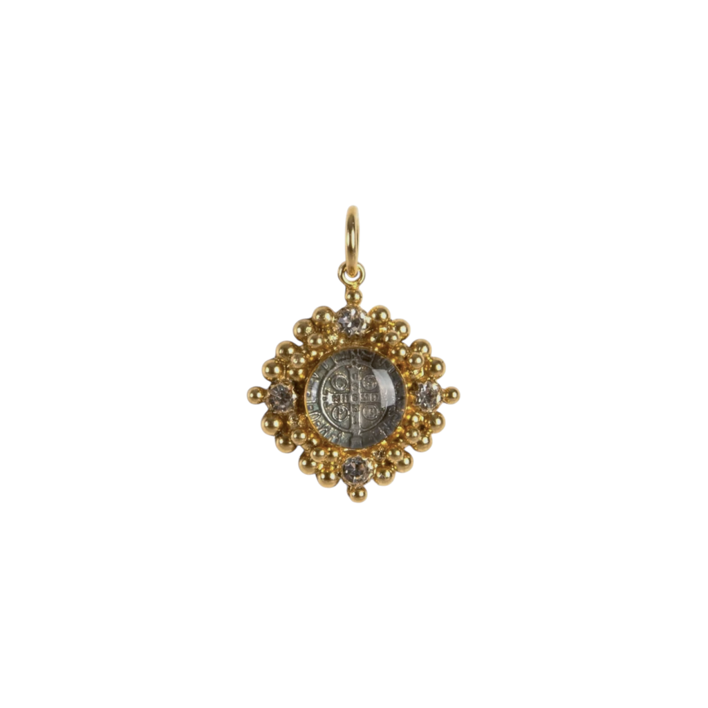 VIRGINS SAINTS & ANGELS VSA Petite Cloister San Benito Charm&nbsp;in Gold