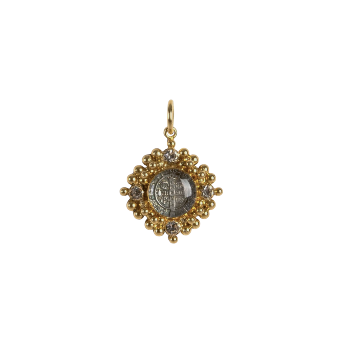 VIRGINS SAINTS & ANGELS VSA Petite Cloister San Benito Charm&nbsp;in Gold