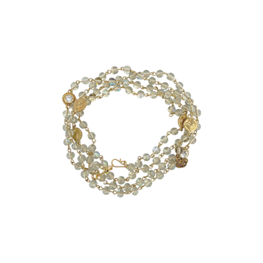 VSA Wrap Vintage Clear AB in Gold
